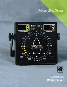 RM Young Marine Wind Tracker 06206 Model