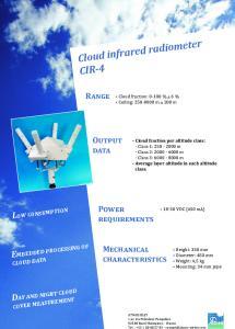 CIR-4 Imageur de Nuages Radiomtre Infrarouge