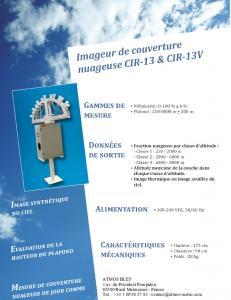 Imageur de couverture nuageuse CIR-13