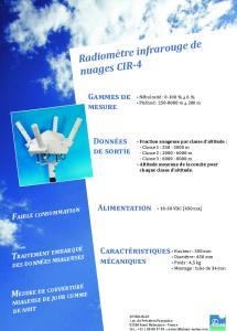 Radiom�tre IR de nuages CIR-4