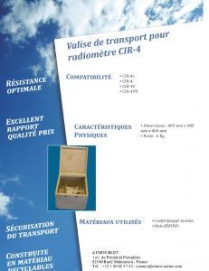 Valise de transport de radiomtre CIR-4