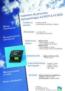 Capteur de pression baromtrique 61302 RM Young