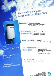 Pluviom�tre � augets basculants