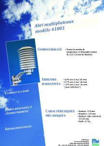 Abri Multi-Plateaux