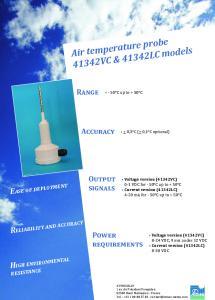 Temperature Probe Model 41342