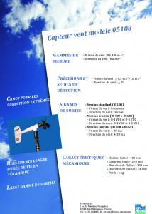 Capteur de vent modle 05108