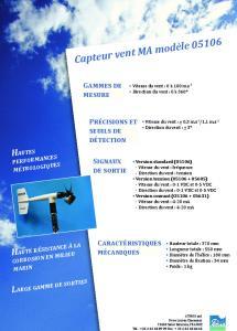2 Axes marine anemometer