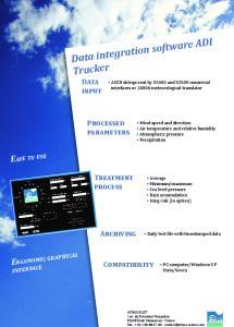 ADI Tracker Data Integration Software
